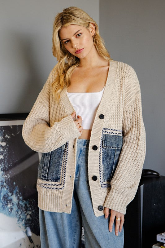 Denim Cardi