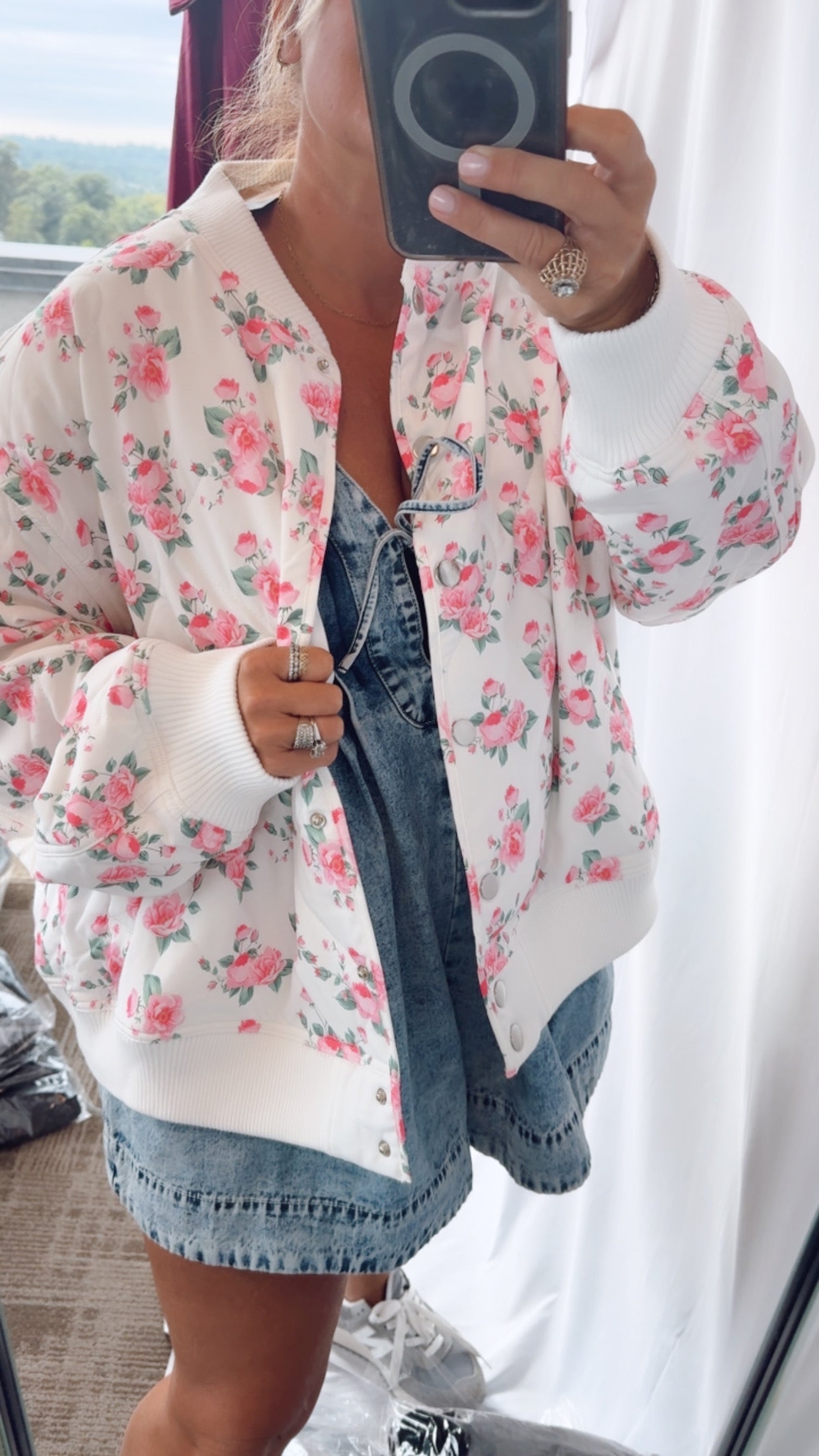 Floral sale Bomber Jacket